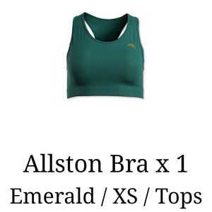 Brand New Tracksmith Allston Bra in Emerald
